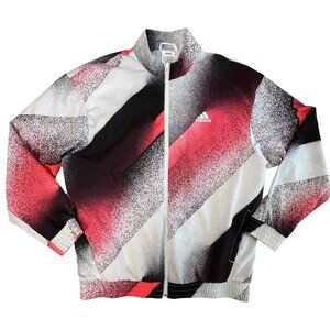 Adidas Graphic Track Jacket Womens S Zip Up Lightweight Sportswear Retro Luxe‎